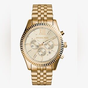 MICHAEL KORS LEXINGTON GOLD WATCH